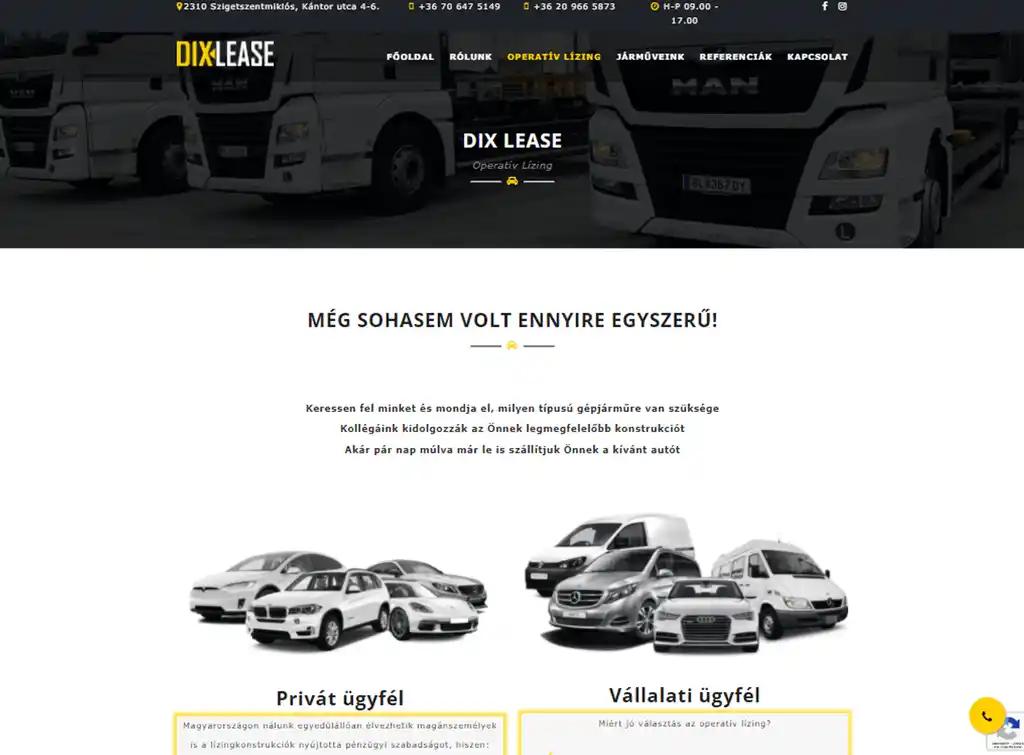 Gépjármű bérbeadó cég honlapja - 3